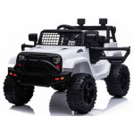 Elektrické autíčko - Jeep Dark Night - nelakované - biele